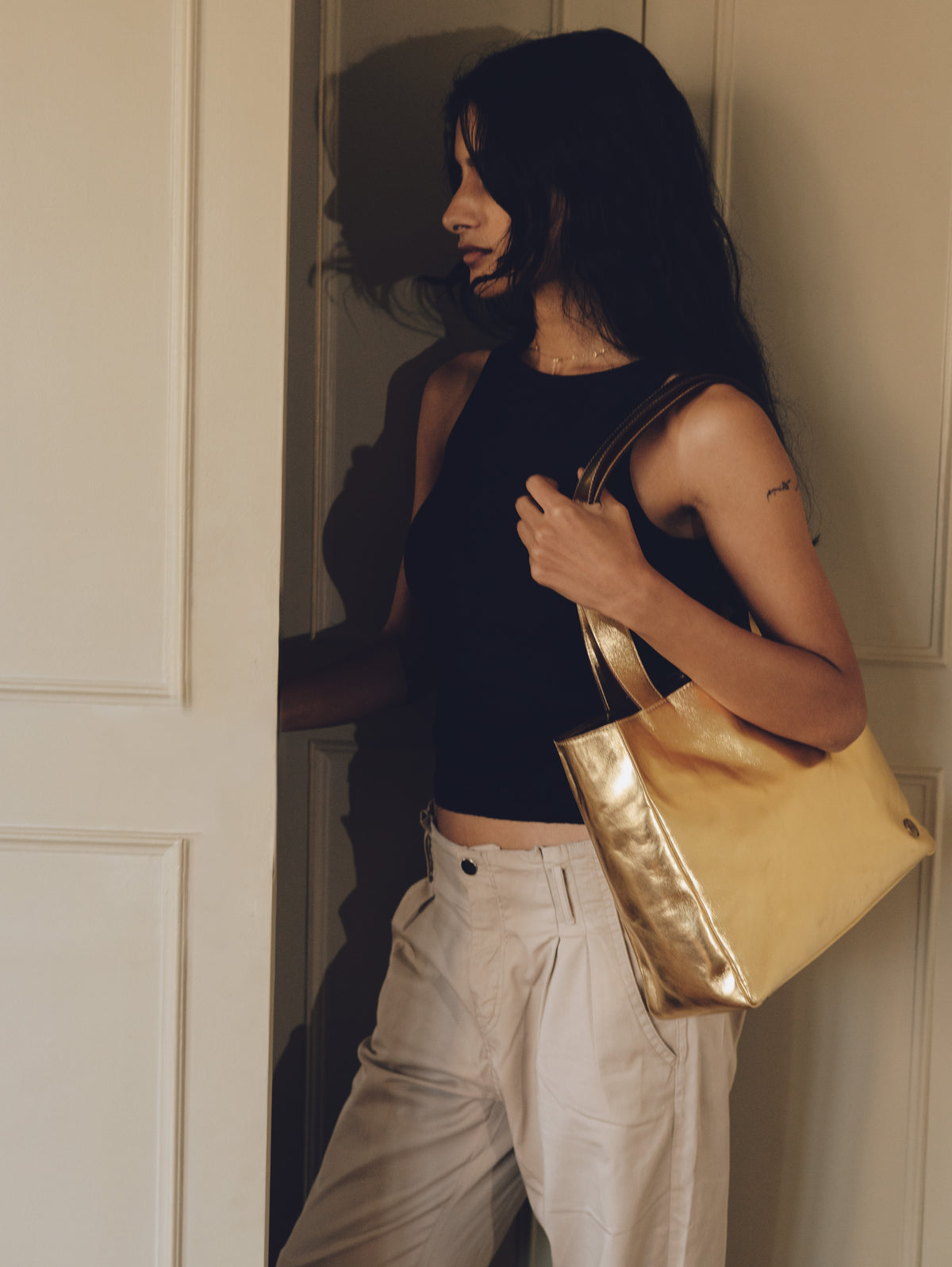Mini Diana Bag - Gold