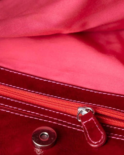 My Round Bag -Electric Red